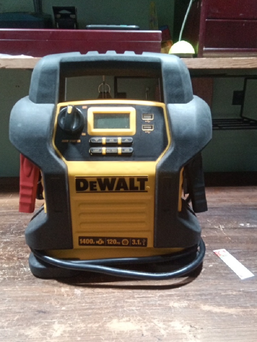 DEWALT Portable Power Booster and Air Compressor - Yellow and Black